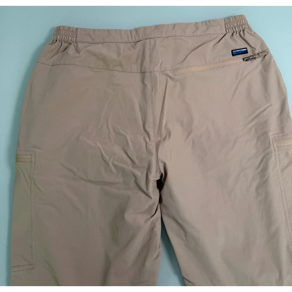 Haimont‎ Performance Cargo Pants Mens XL Khaki Flat Front Straight Fit DadCOre